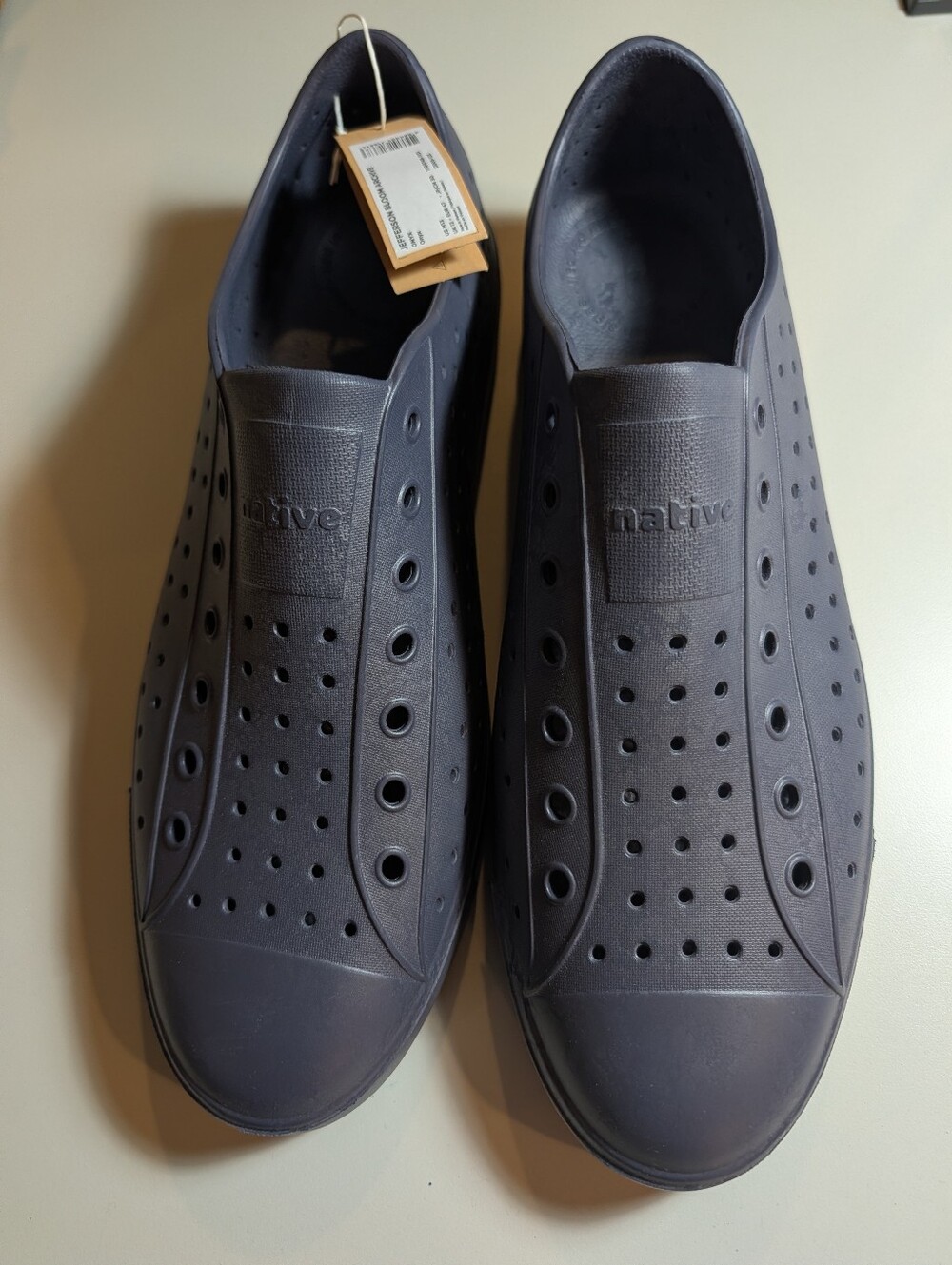 Native Jefferson Bloom Archive Onyx Men's Slip-On Loafers Size 13 NWT